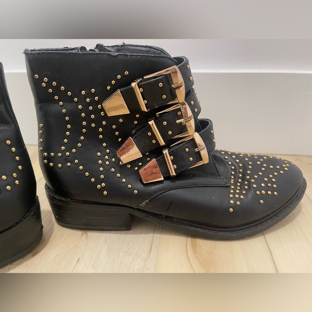 Sugar faux leather boots